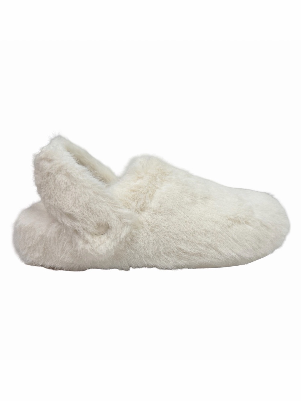CROCS Classic Cozzzy Luxe Slipper - Size M6/W8 - Chalk